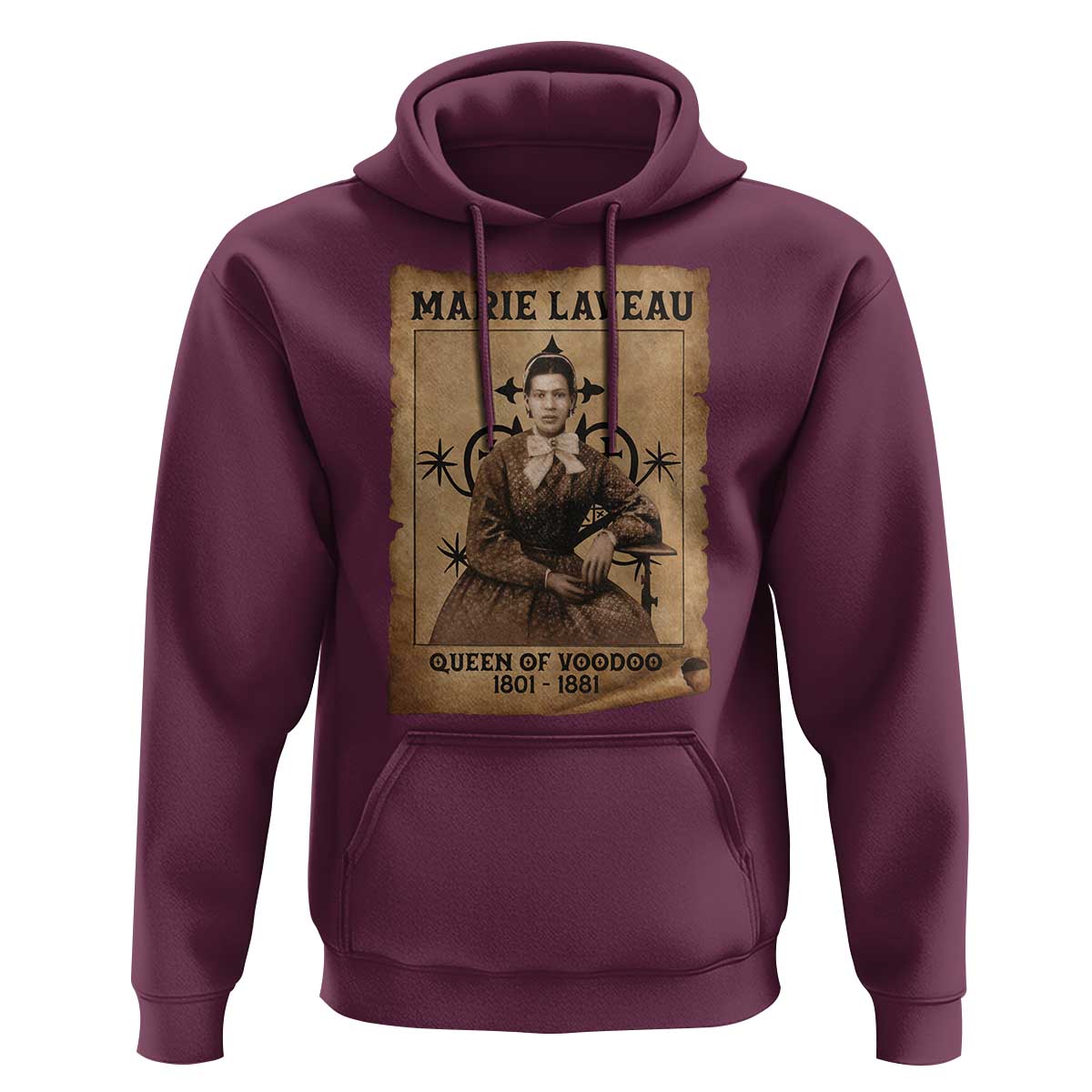 Marie Laveau Hoodie Queen Of  Voodoo New Orleans Hoodoo Rootwork