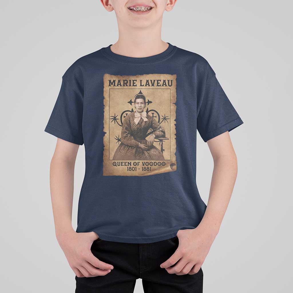 Marie Laveau T Shirt For Kid Queen Of  Voodoo New Orleans Hoodoo Rootwork