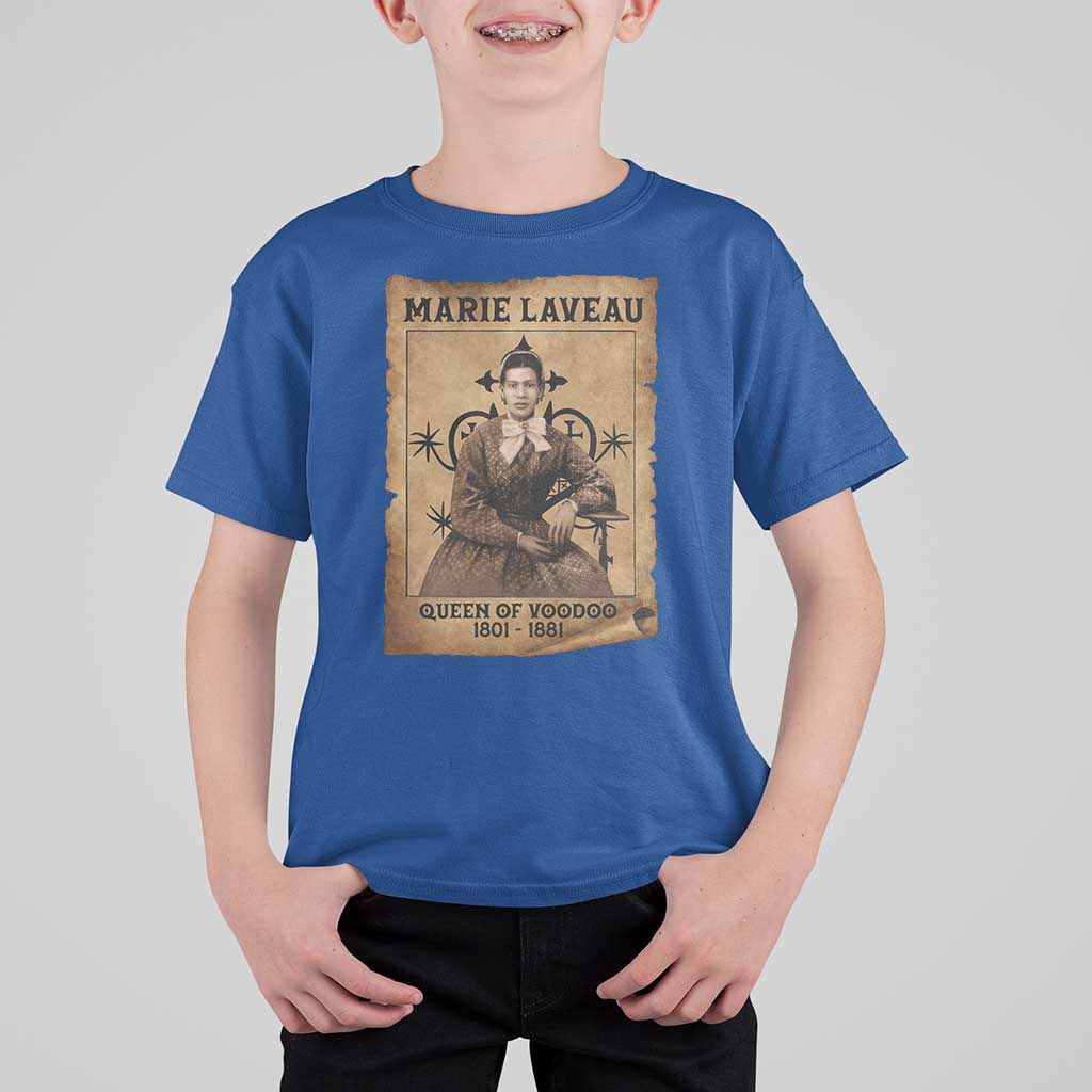 Marie Laveau T Shirt For Kid Queen Of  Voodoo New Orleans Hoodoo Rootwork