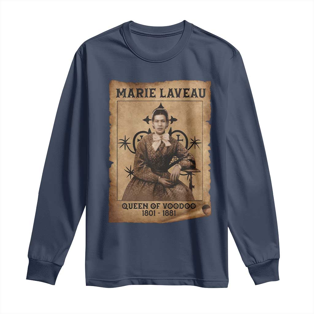 Marie Laveau Long Sleeve Shirt Queen Of  Voodoo New Orleans Hoodoo Rootwork