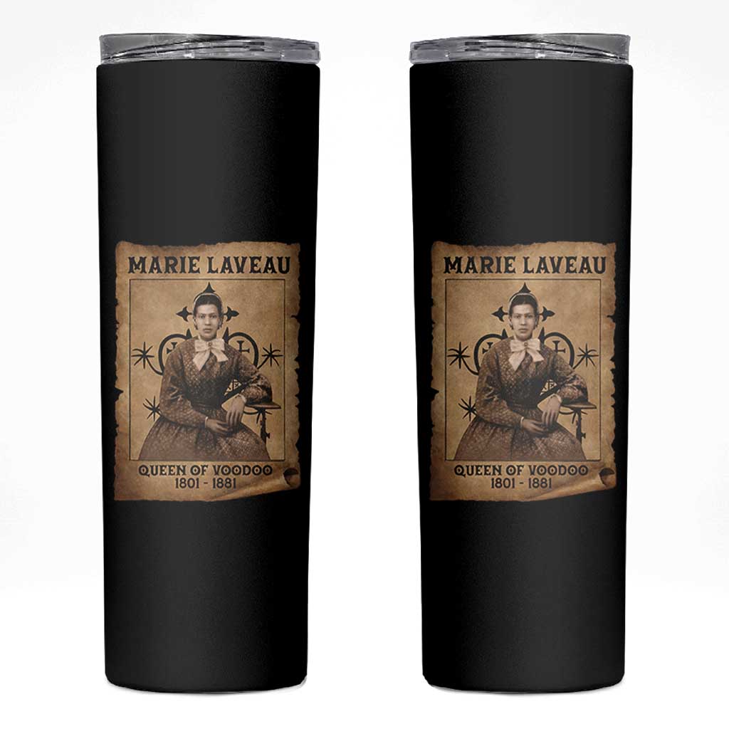 Marie Laveau Skinny Tumbler Queen Of  Voodoo New Orleans Hoodoo Rootwork