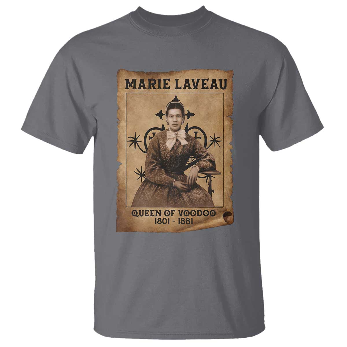 Marie Laveau T Shirt Queen Of  Voodoo New Orleans Hoodoo Rootwork