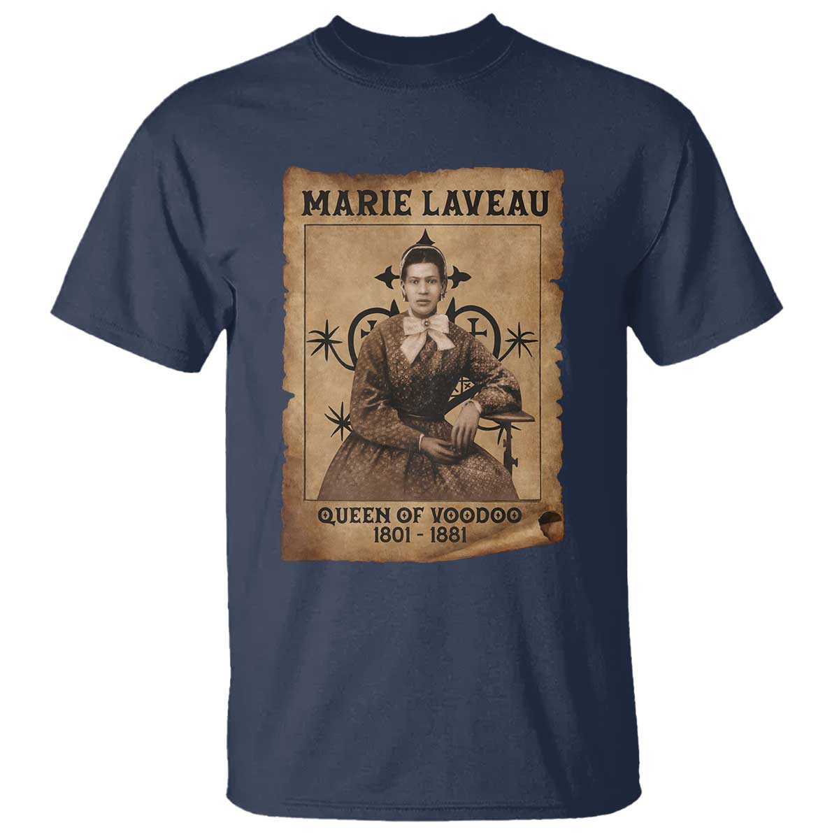 Marie Laveau T Shirt Queen Of  Voodoo New Orleans Hoodoo Rootwork
