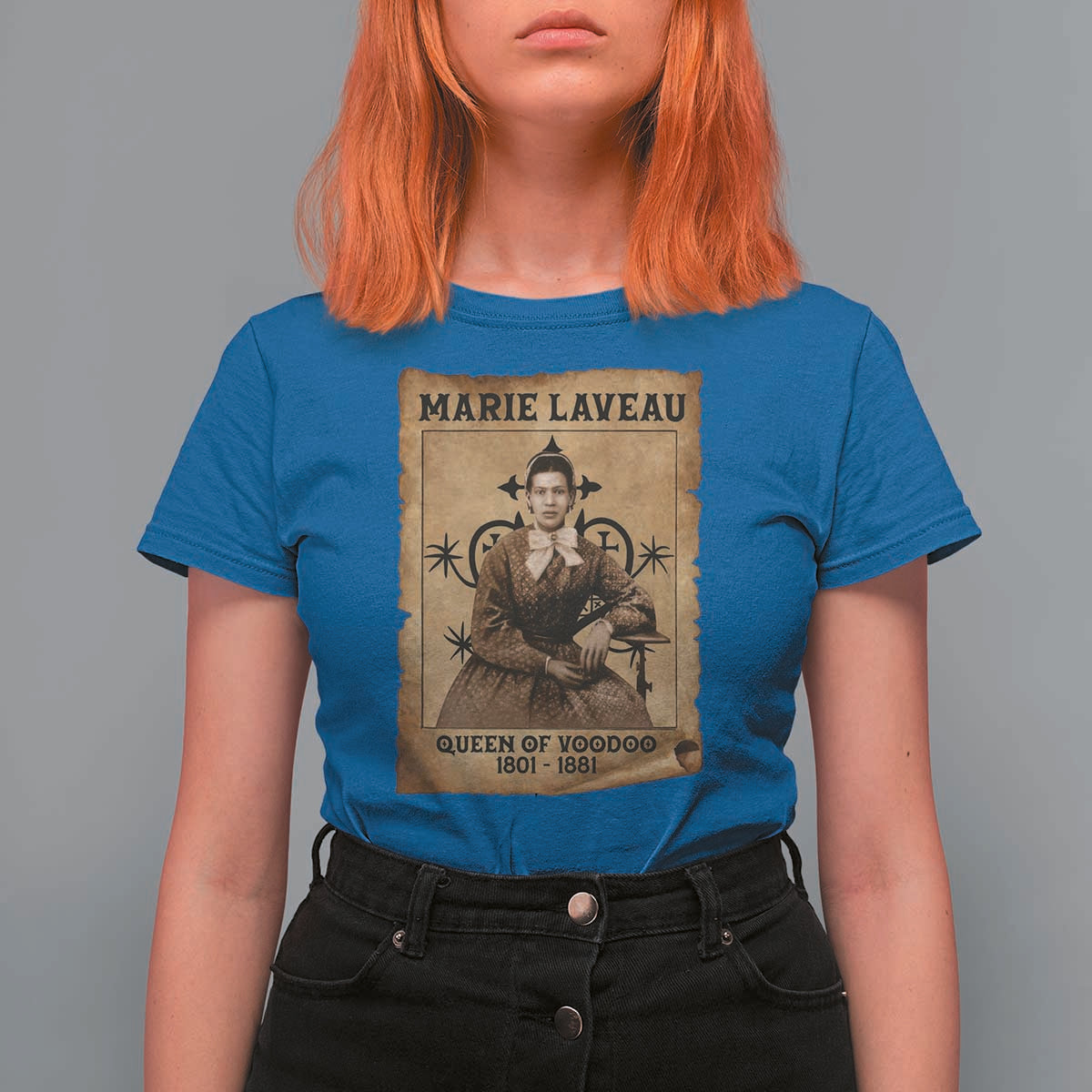 Marie Laveau T Shirt For Women Queen Of  Voodoo New Orleans Hoodoo Rootwork