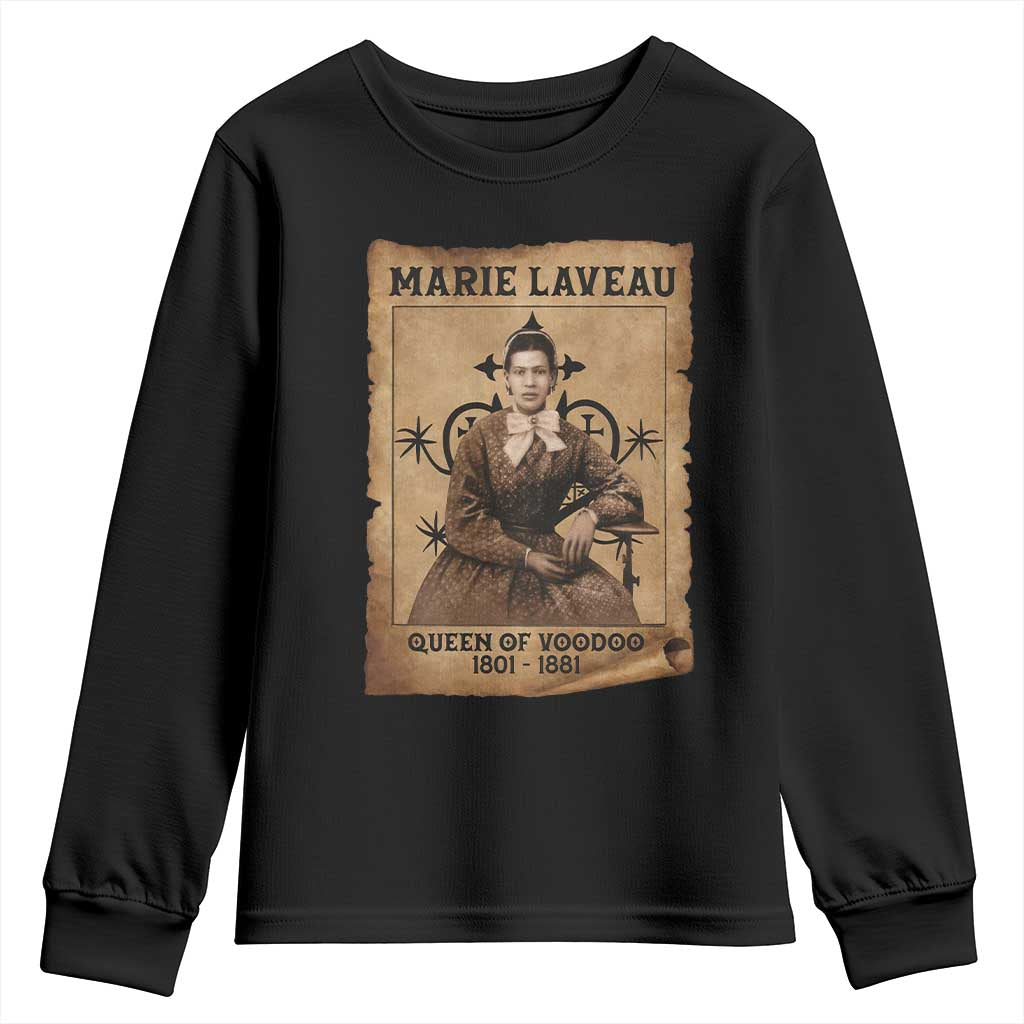 Marie Laveau Youth Sweatshirt Queen Of  Voodoo New Orleans Hoodoo Rootwork