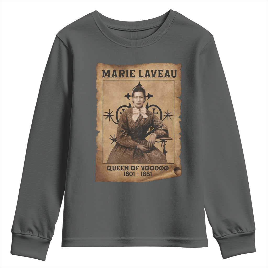 Marie Laveau Youth Sweatshirt Queen Of  Voodoo New Orleans Hoodoo Rootwork