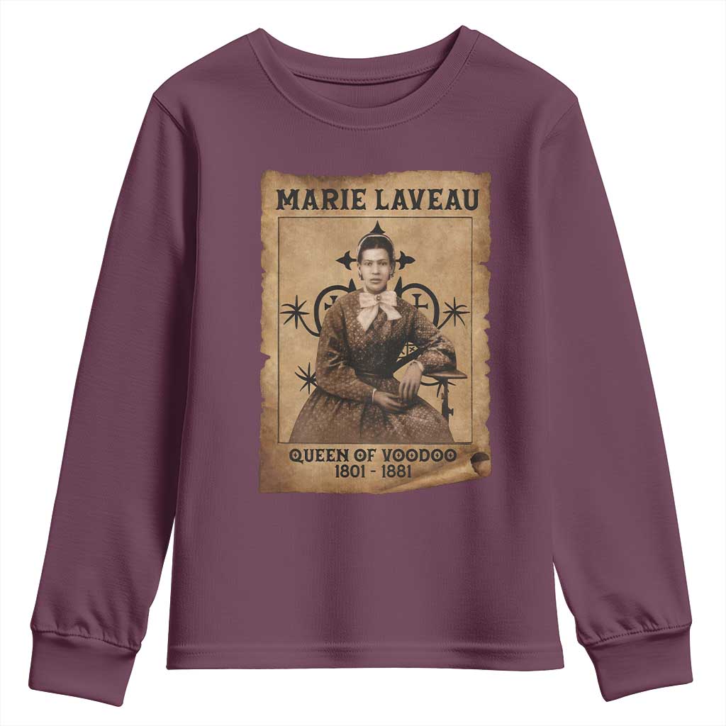 Marie Laveau Youth Sweatshirt Queen Of  Voodoo New Orleans Hoodoo Rootwork