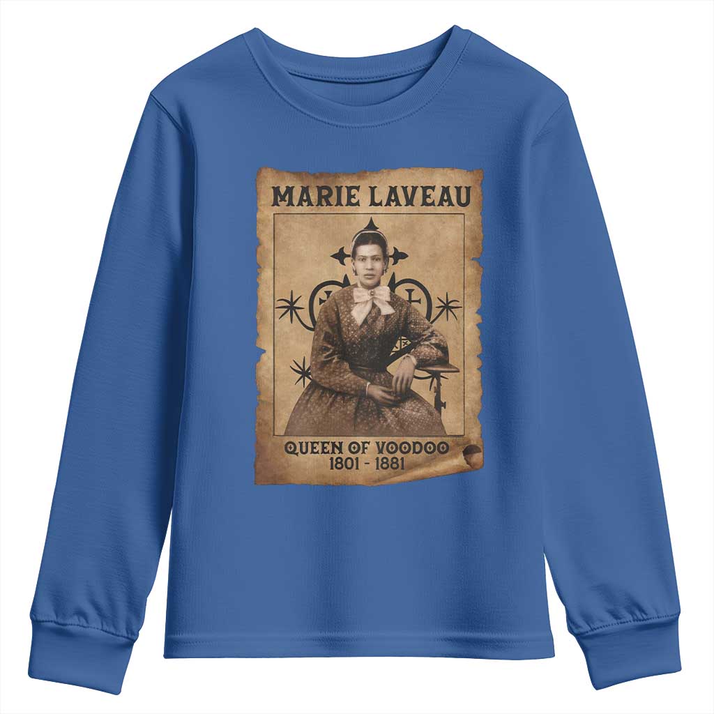 Marie Laveau Youth Sweatshirt Queen Of  Voodoo New Orleans Hoodoo Rootwork