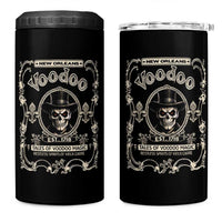 New Orleans Voodoo 4 in 1 Can Cooler Tumbler Tales Of Voodoo Magic Skull Spooky Hoodoo Rootworker