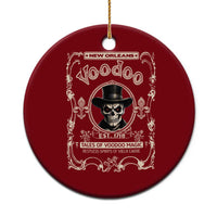 New Orleans Voodoo Ceramic Ornament Tales Of Voodoo Magic Skull Spooky Hoodoo Rootworker