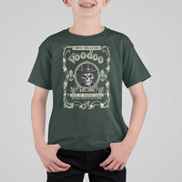 New Orleans Voodoo T Shirt For Kid Tales Of Voodoo Magic Skull Spooky Hoodoo Rootworker