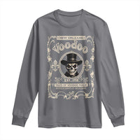 New Orleans Voodoo Long Sleeve Shirt Tales Of Voodoo Magic Skull Spooky Hoodoo Rootworker