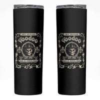 New Orleans Voodoo Skinny Tumbler Tales Of Voodoo Magic Skull Spooky Hoodoo Rootworker