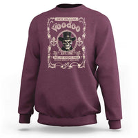 New Orleans Voodoo Sweatshirt Tales Of Voodoo Magic Skull Spooky Hoodoo Rootworker