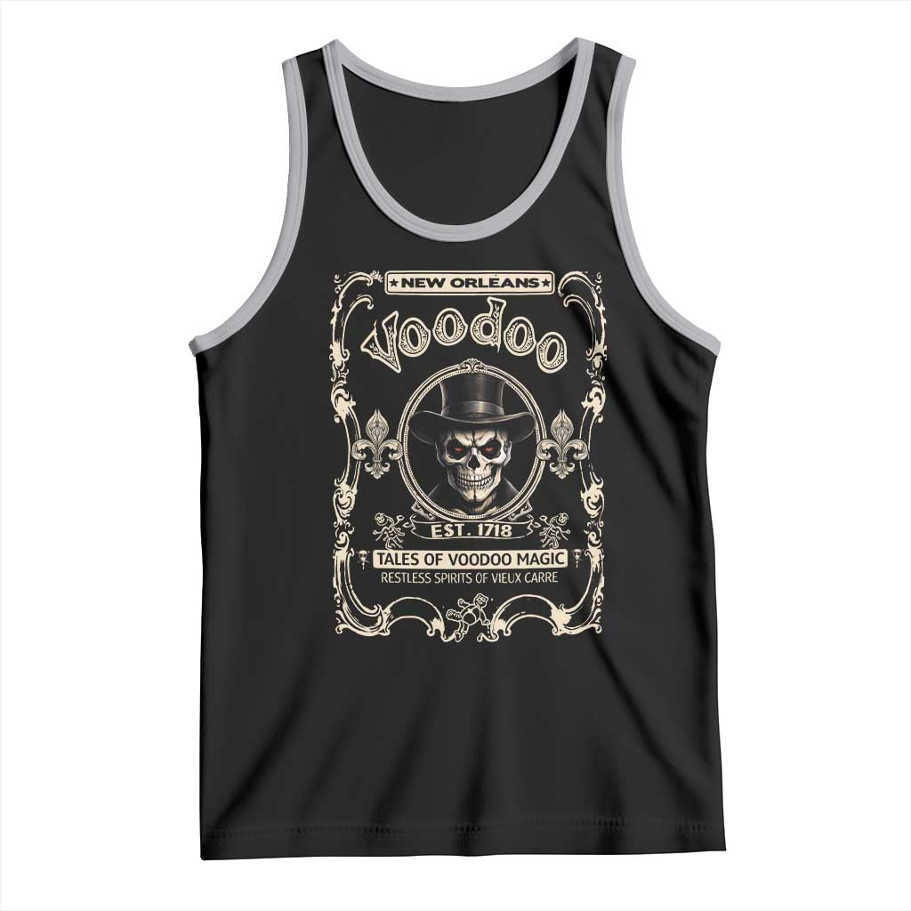 New Orleans Voodoo Tank Top Tales Of Voodoo Magic Skull Spooky Hoodoo Rootworker