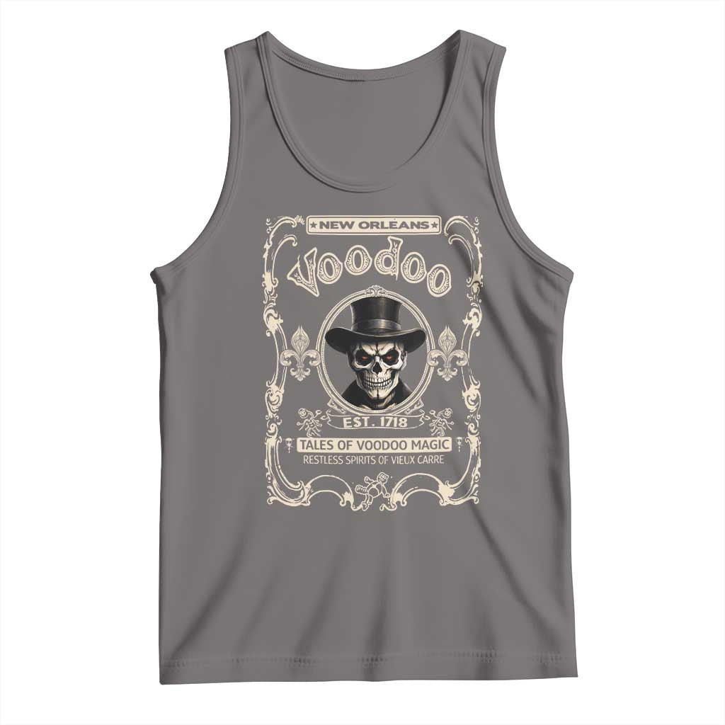 New Orleans Voodoo Tank Top Tales Of Voodoo Magic Skull Spooky Hoodoo Rootworker