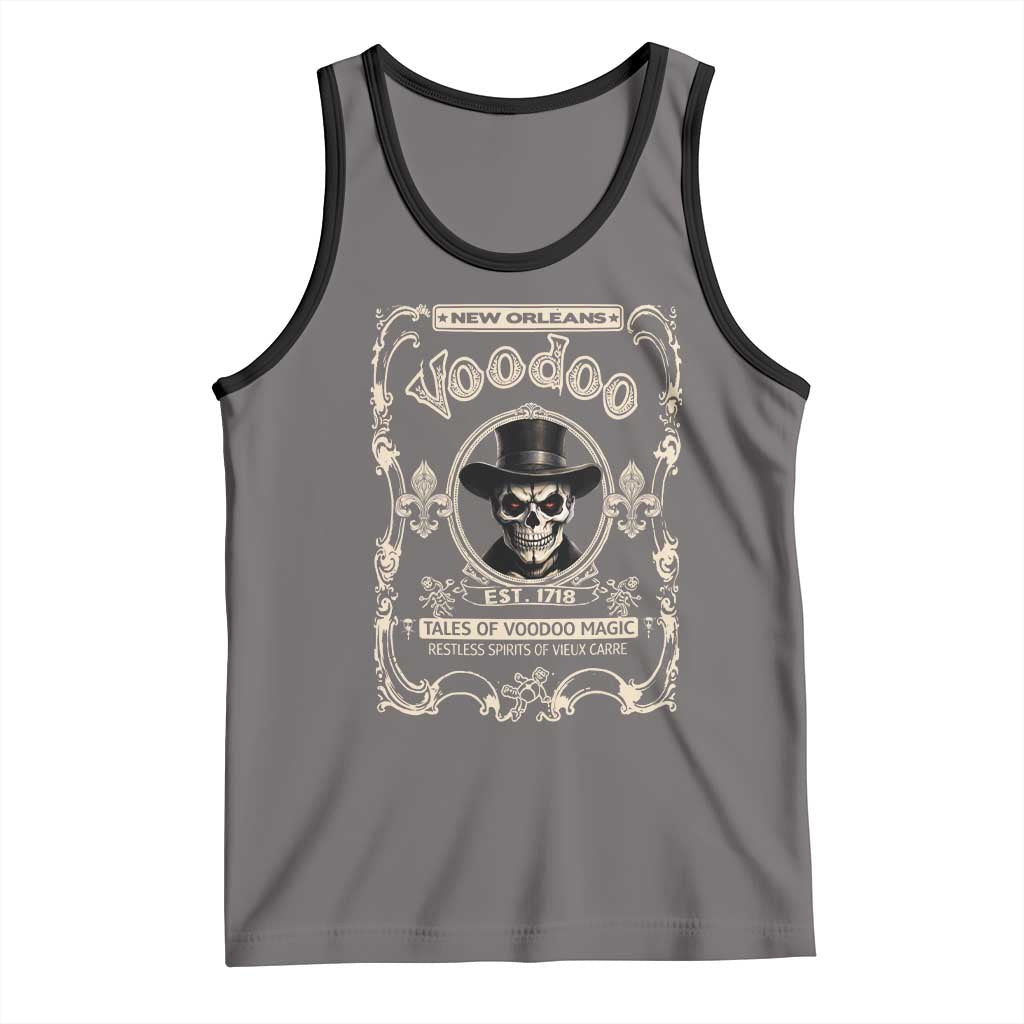 New Orleans Voodoo Tank Top Tales Of Voodoo Magic Skull Spooky Hoodoo Rootworker