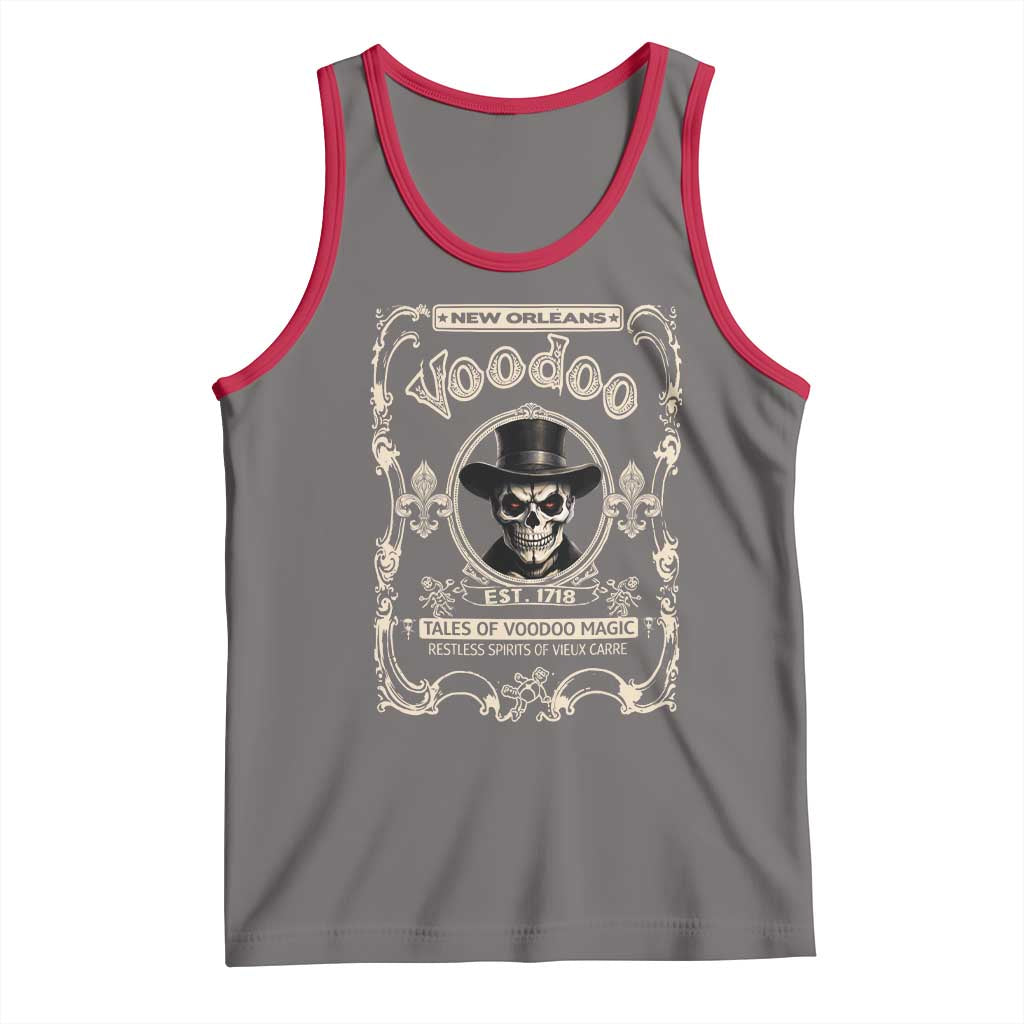 New Orleans Voodoo Tank Top Tales Of Voodoo Magic Skull Spooky Hoodoo Rootworker
