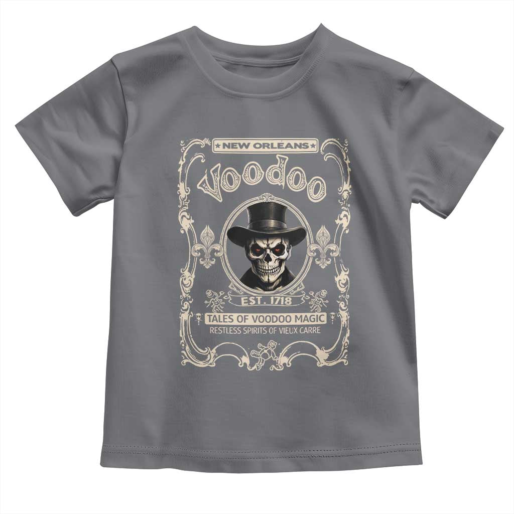 New Orleans Voodoo Toddler T Shirt Tales Of Voodoo Magic Skull Spooky Hoodoo Rootworker