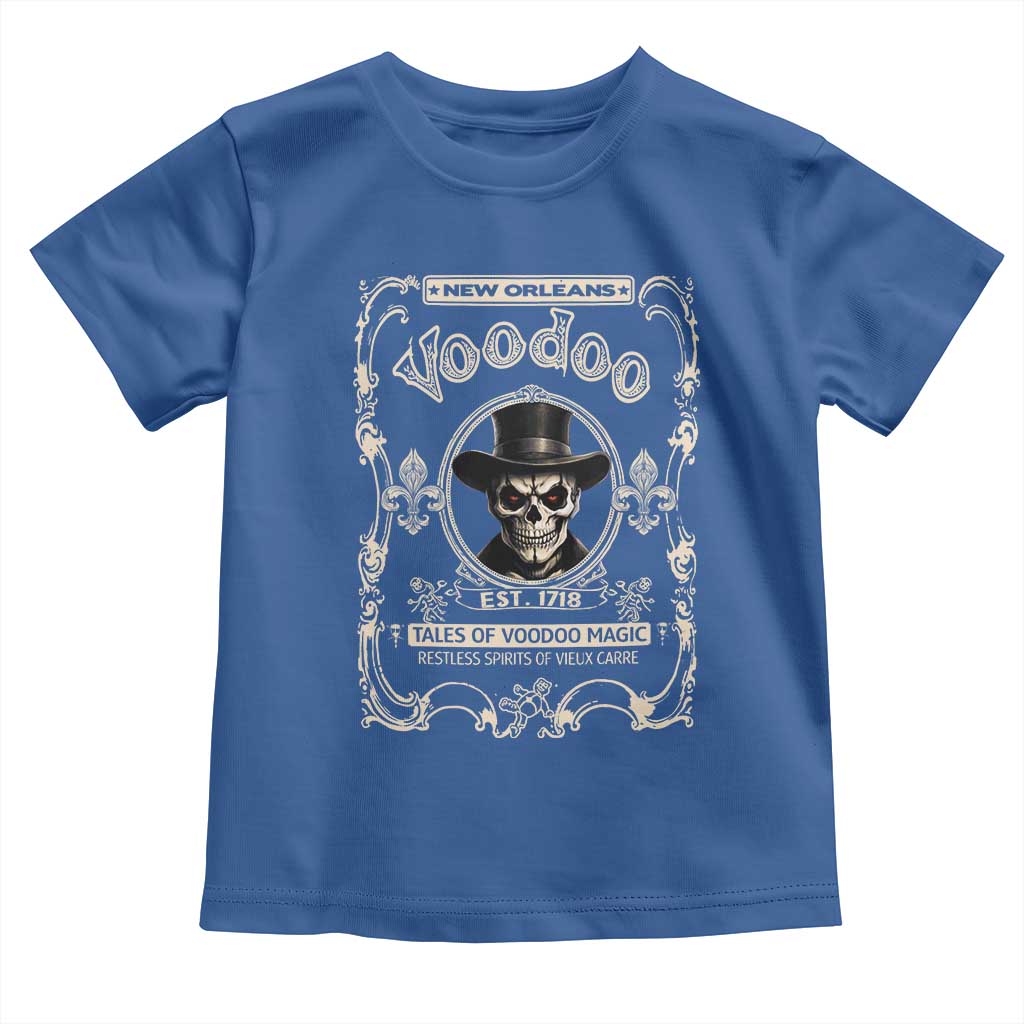 New Orleans Voodoo Toddler T Shirt Tales Of Voodoo Magic Skull Spooky Hoodoo Rootworker