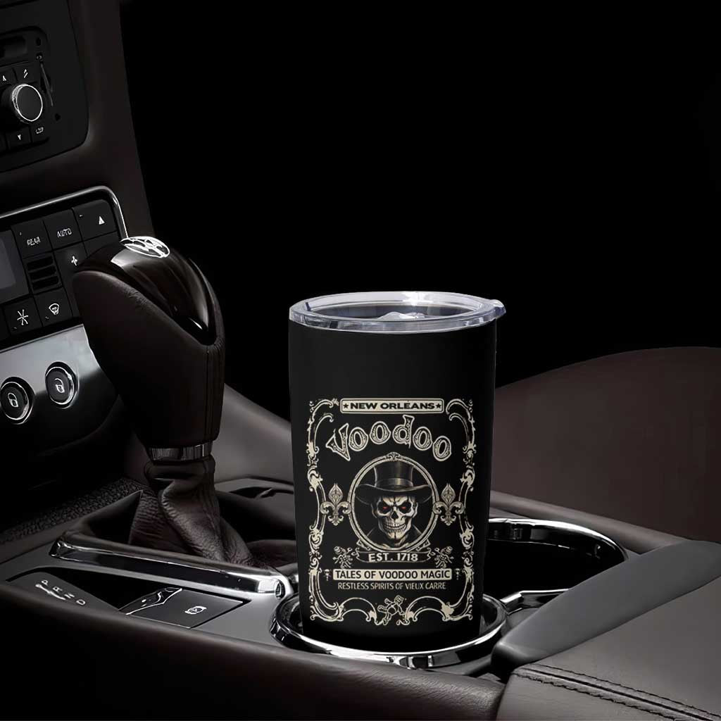 New Orleans Voodoo Tumbler Cup Tales Of Voodoo Magic Skull Spooky Hoodoo Rootworker