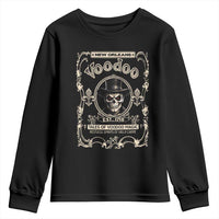 New Orleans Voodoo Youth Sweatshirt Tales Of Voodoo Magic Skull Spooky Hoodoo Rootworker