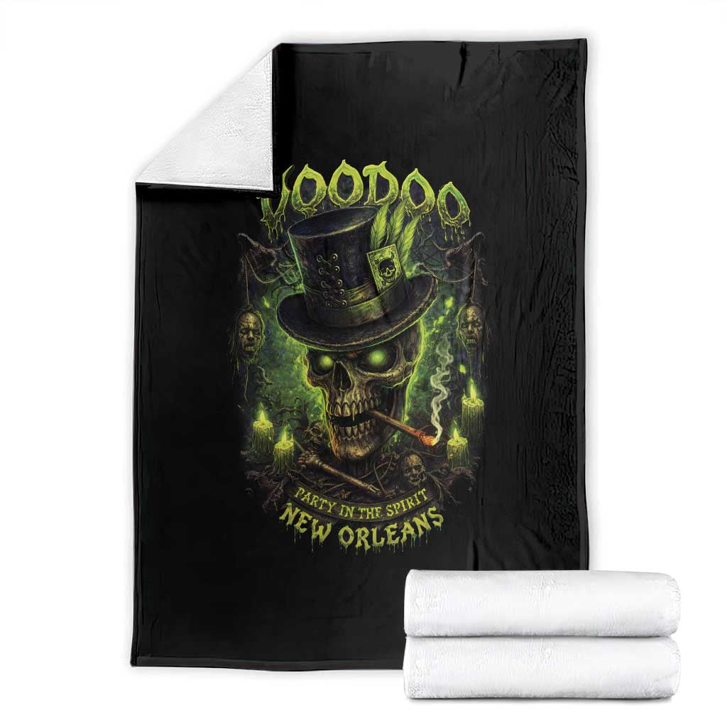 Louisiana Voodoo Skull Throw Blanket Party In The Spirit New Orleans Creepy Occult Lover
