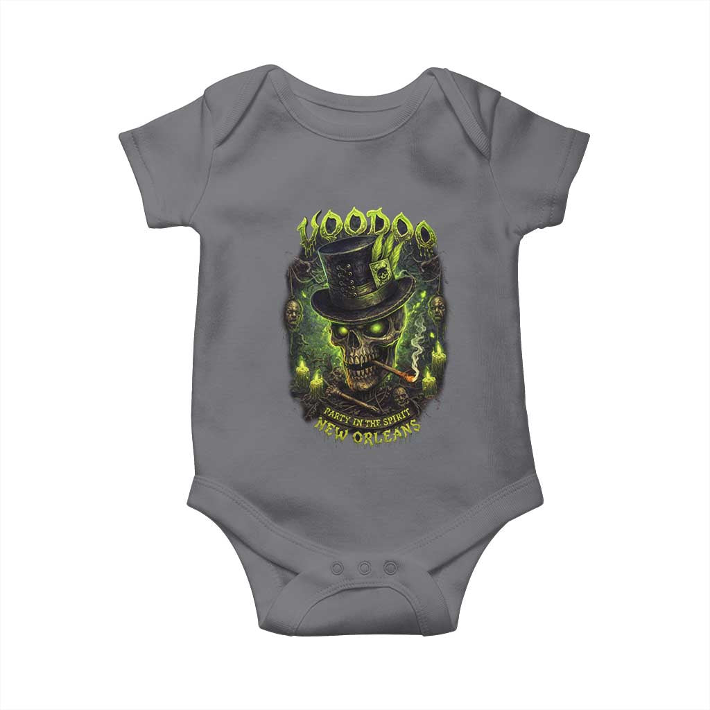 Louisiana Voodoo Skull Baby Onesie Party In The Spirit New Orleans Creepy Occult Lover