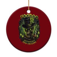 Louisiana Voodoo Skull Ceramic Ornament Party In The Spirit New Orleans Creepy Occult Lover