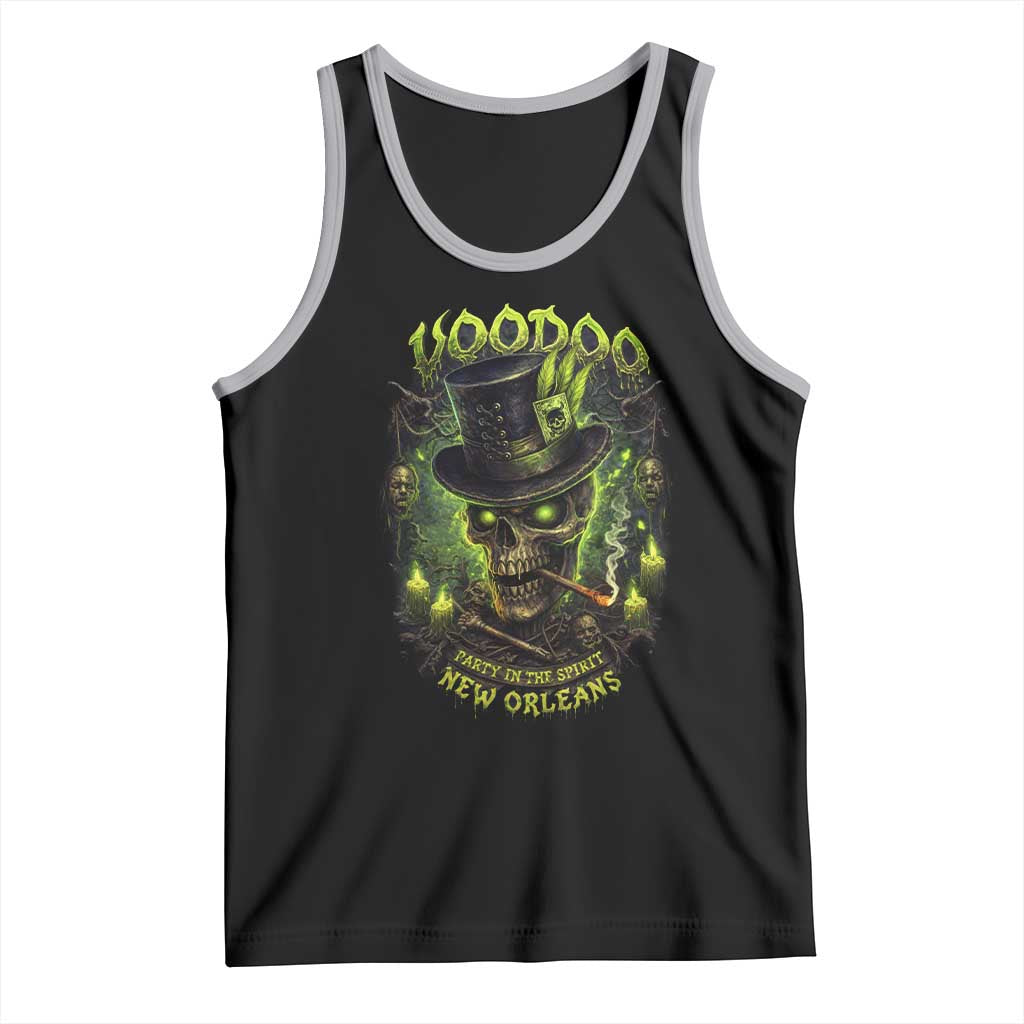 Louisiana Voodoo Skull Tank Top Party In The Spirit New Orleans Creepy Occult Lover