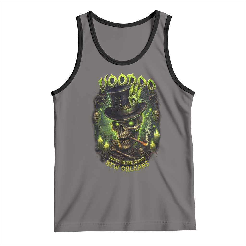 Louisiana Voodoo Skull Tank Top Party In The Spirit New Orleans Creepy Occult Lover