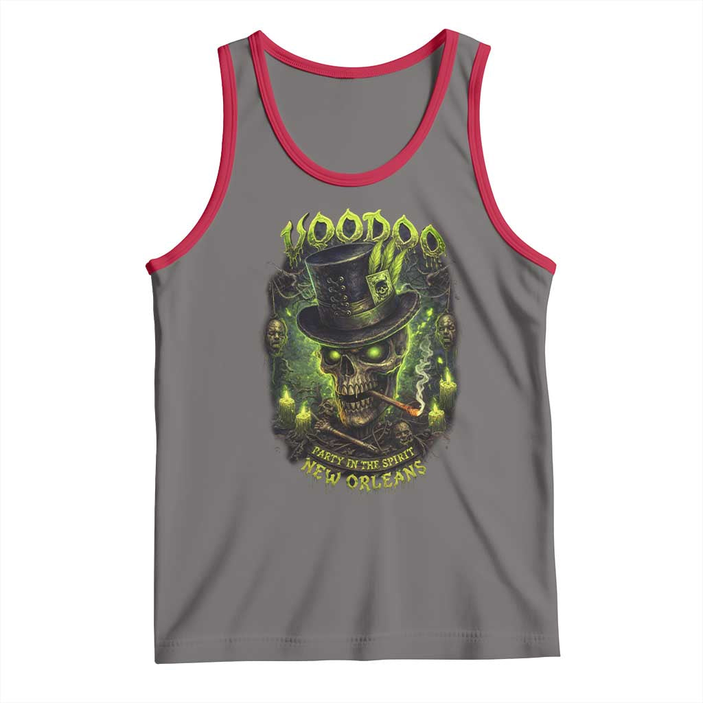 Louisiana Voodoo Skull Tank Top Party In The Spirit New Orleans Creepy Occult Lover