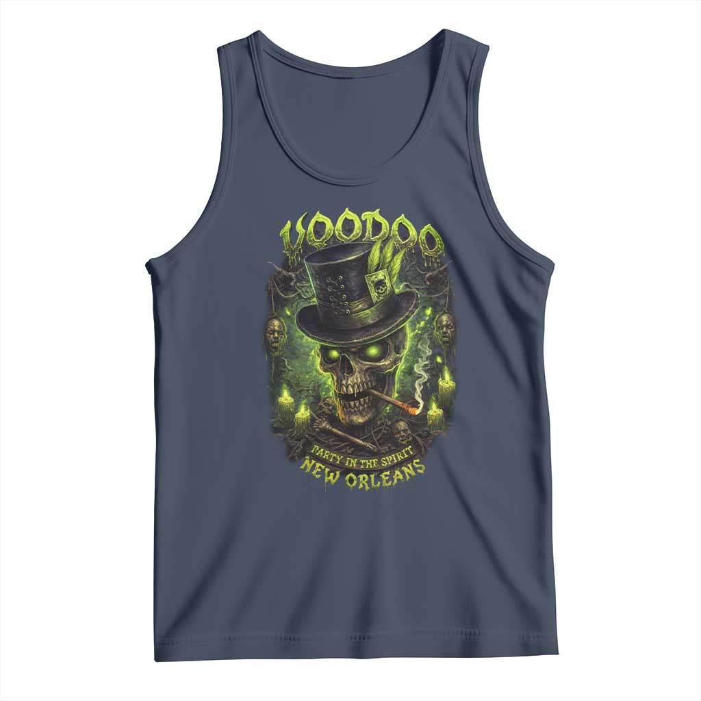 Louisiana Voodoo Skull Tank Top Party In The Spirit New Orleans Creepy Occult Lover