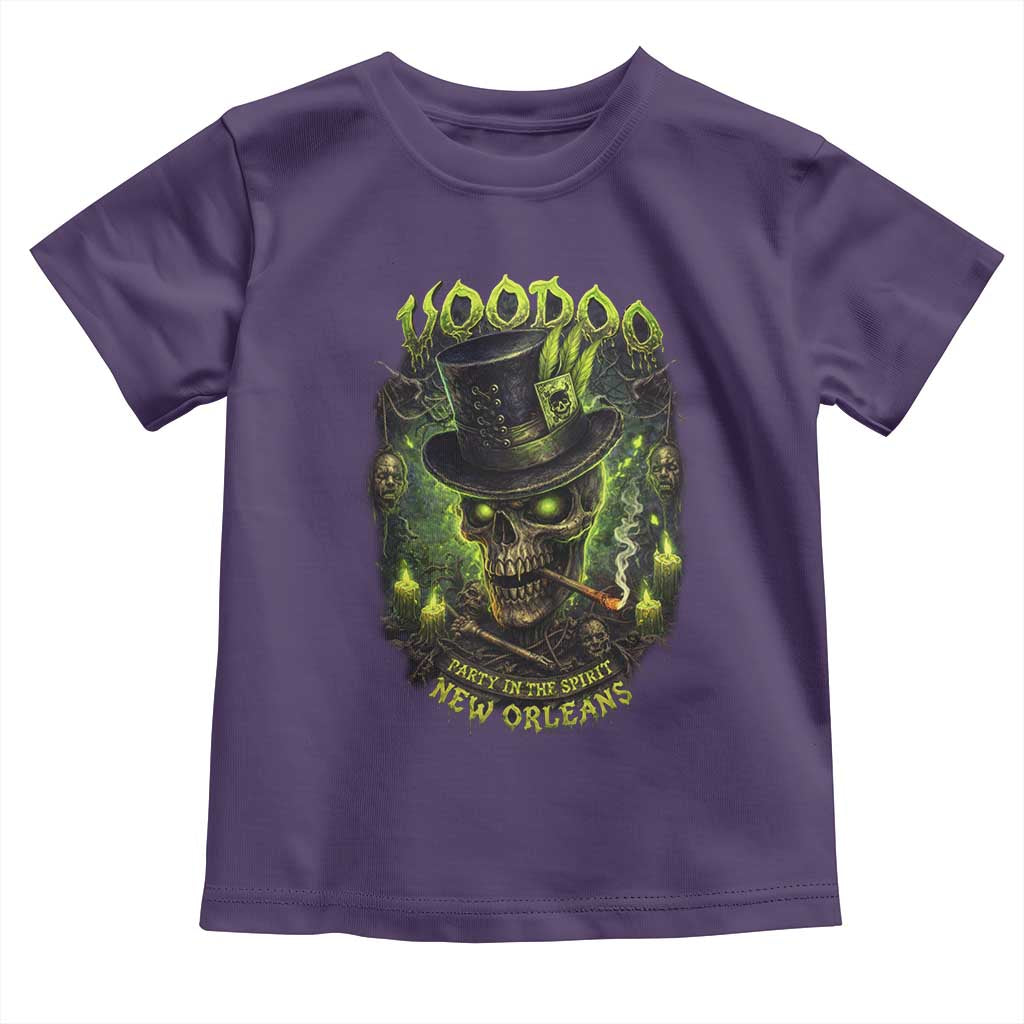 Louisiana Voodoo Skull Toddler T Shirt Party In The Spirit New Orleans Creepy Occult Lover
