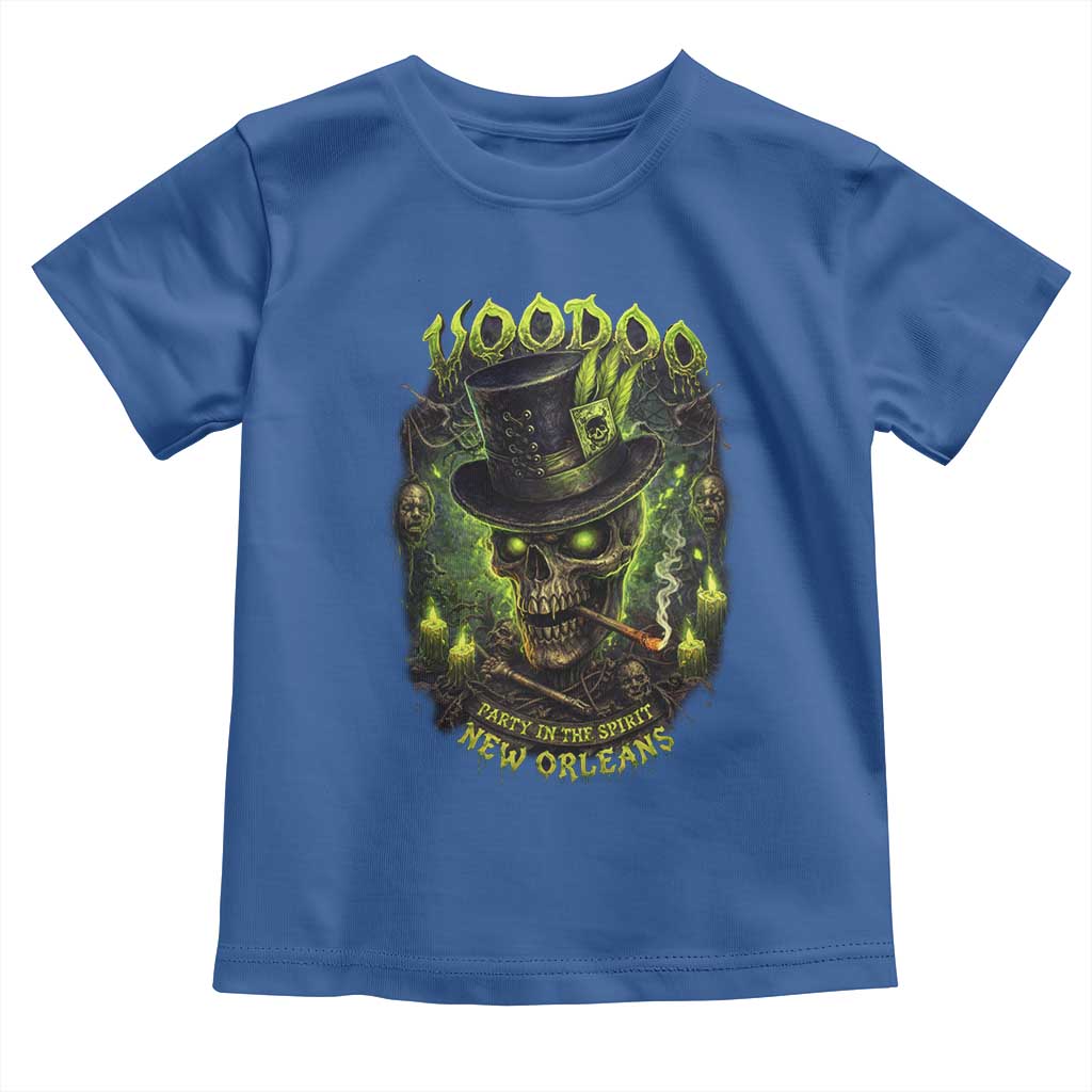 Louisiana Voodoo Skull Toddler T Shirt Party In The Spirit New Orleans Creepy Occult Lover