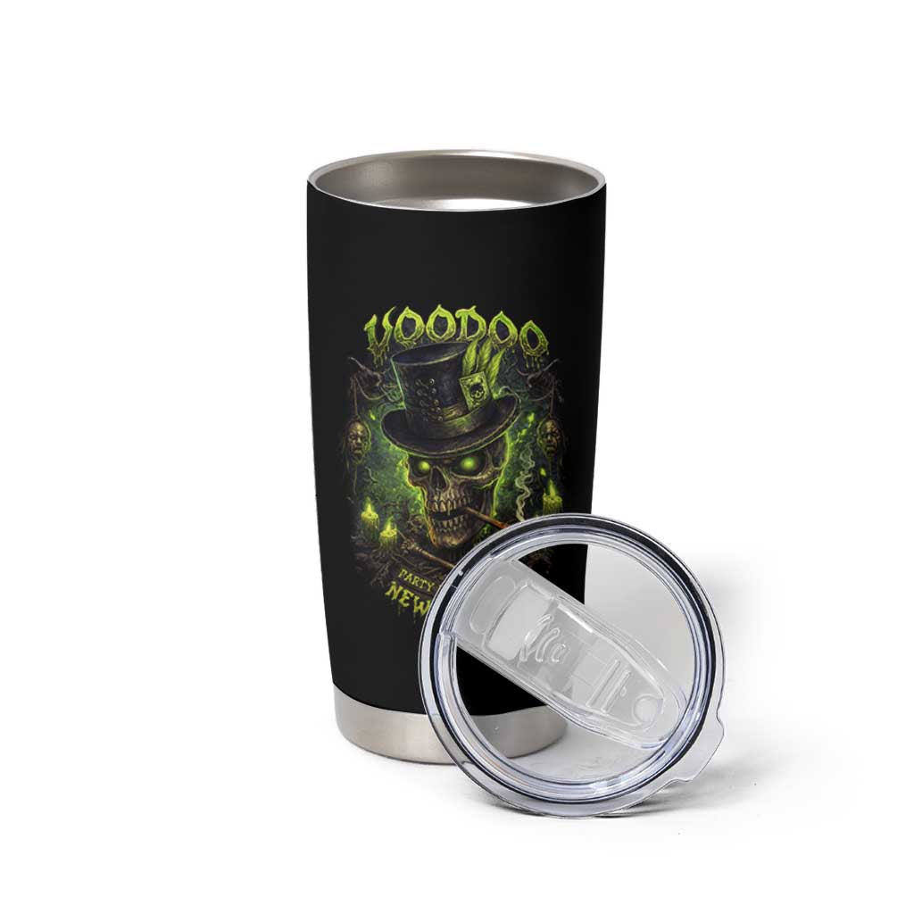 Louisiana Voodoo Skull Tumbler Cup Party In The Spirit New Orleans Creepy Occult Lover