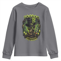 Louisiana Voodoo Skull Youth Sweatshirt Party In The Spirit New Orleans Creepy Occult Lover