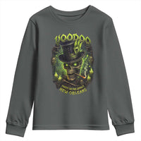 Louisiana Voodoo Skull Youth Sweatshirt Party In The Spirit New Orleans Creepy Occult Lover