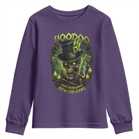Louisiana Voodoo Skull Youth Sweatshirt Party In The Spirit New Orleans Creepy Occult Lover