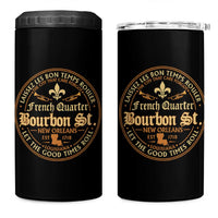 Bourbon Street French Quarter New Orleans Vintage 4 in 1 Can Cooler Tumbler