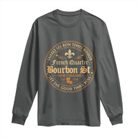 Bourbon Street French Quarter New Orleans Vintage Long Sleeve Shirt