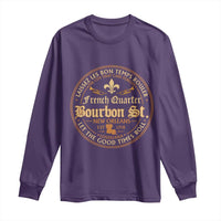 Bourbon Street French Quarter New Orleans Vintage Long Sleeve Shirt