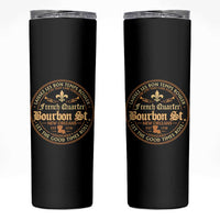 Bourbon Street French Quarter New Orleans Vintage Skinny Tumbler