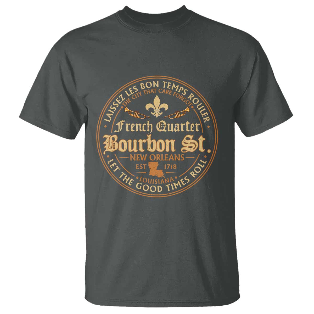Bourbon Street French Quarter New Orleans Vintage T Shirt
