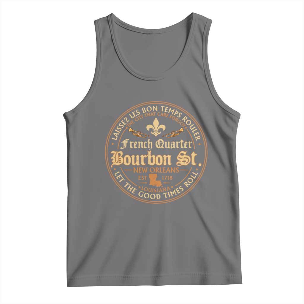 Bourbon Street French Quarter New Orleans Vintage Tank Top