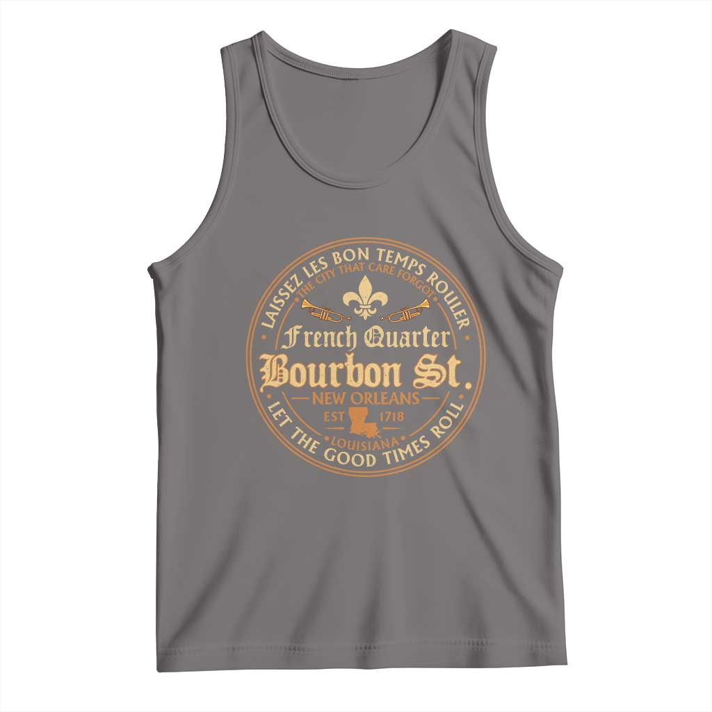Bourbon Street French Quarter New Orleans Vintage Tank Top