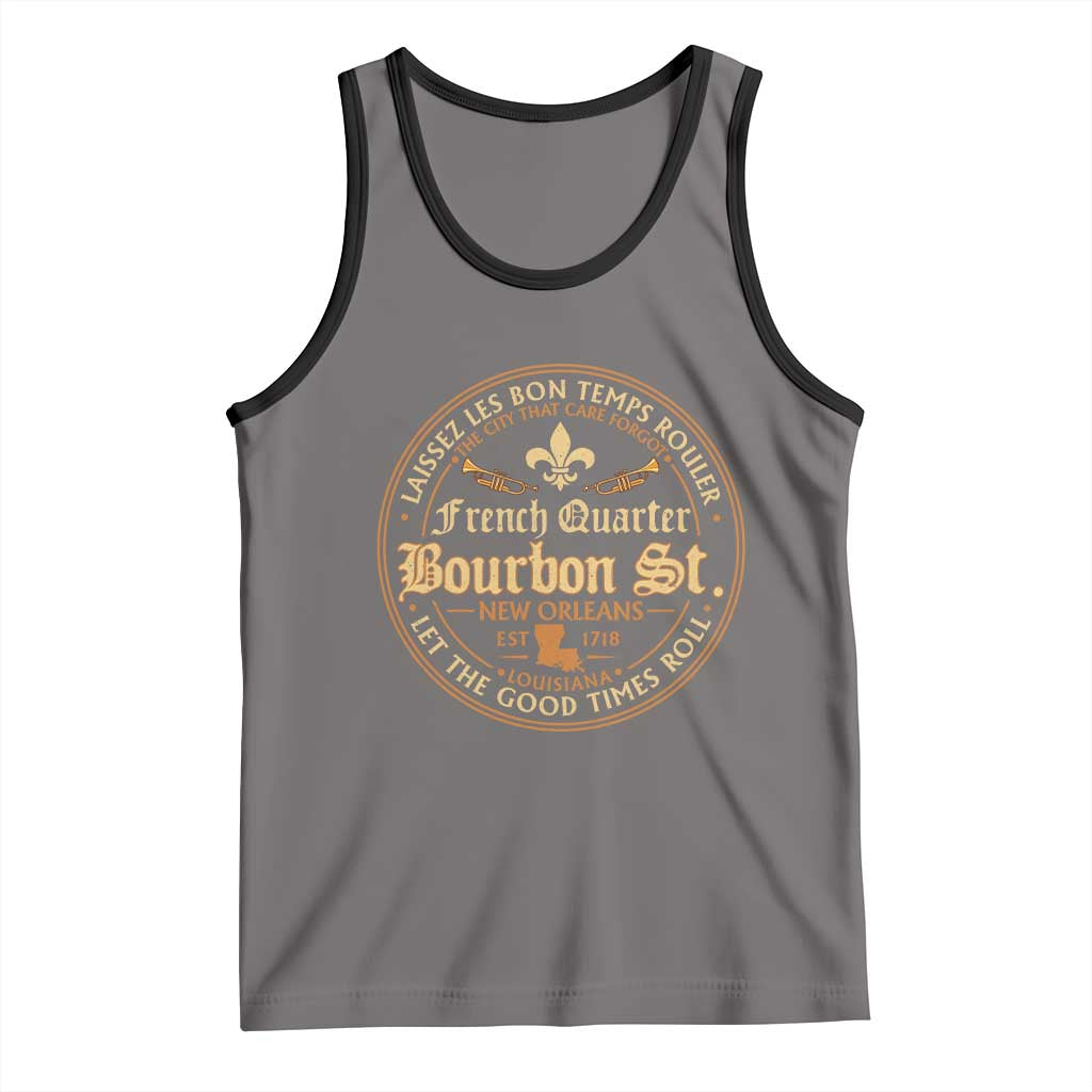 Bourbon Street French Quarter New Orleans Vintage Tank Top