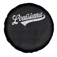 Retro Louisiana Spare Tire Cover Vintage City State Distressed Pride