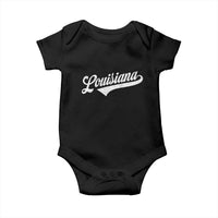 Retro Louisiana Baby Onesie Vintage City State Distressed Pride