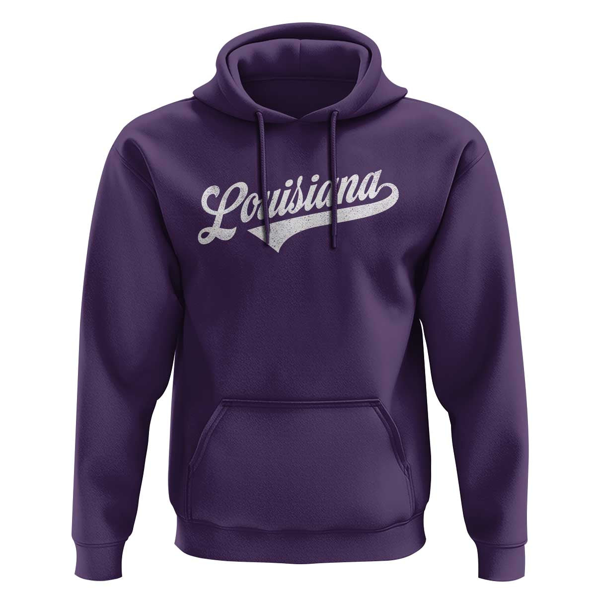 Retro Louisiana Hoodie Vintage City State Distressed Pride